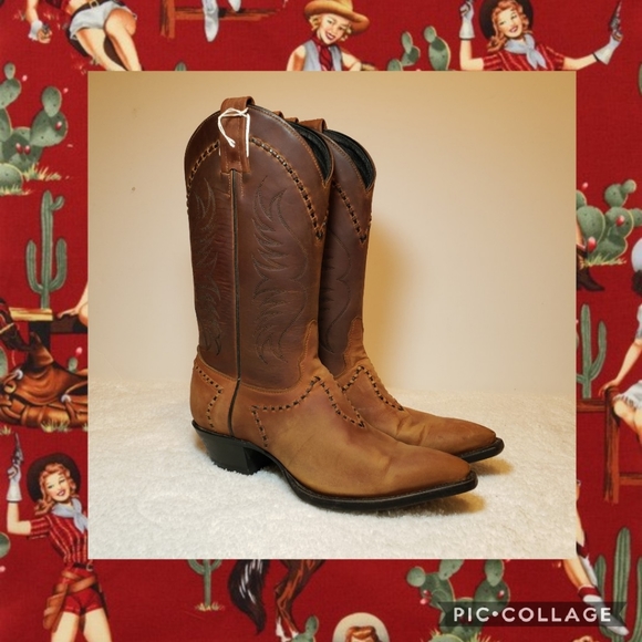 Tony Lama Shoes - 🚨 LAST CHANCE 🚨 🎉HP❣Vintage Tony Lama Boots 6.5